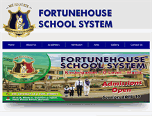Tablet Screenshot of fortunehouse.edu.pk